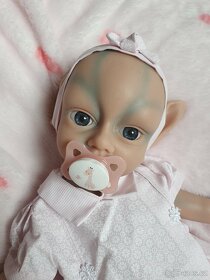 Silikonová panenka, elf, reborn, holčička - 4
