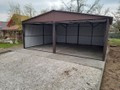 Plechová garáž pro dvě auta 6x5m - 4