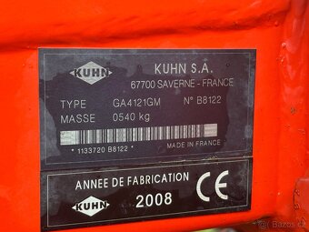 Shrnovač, nahrabovač píce Kuhn GA 4121 GM - 4