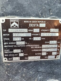 Prodám vzv Desta DVHM 3222 TMK TERÉNNÍ. - 4