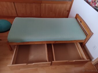Postel 180x80 + rost+ úložný prostor - 4