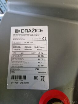 Dražice OKHE125 Elektrický zásobníkový ohřívač vody - 4