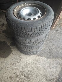 Prodám sadu disků 6,5Jx15H2 ET27 + pneu 195/65/15 - 4