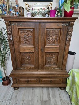 Rustikální komoda nábytek - 4