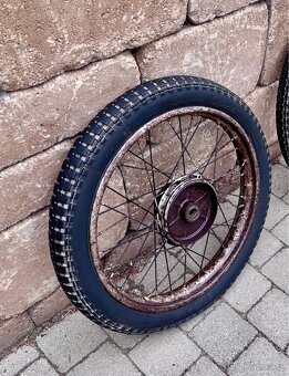 ČZ 175 250 předválečná - přední kolo - 4