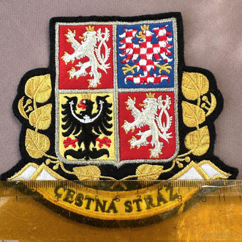 vojenská čestná stráž ČR nášivka velká na uniformu - 4