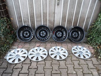 Originál Plechové disky 16 ET41 5X112 - 4