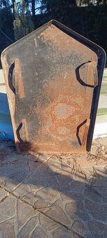 Velká smaltovaná cedule ČSSR lev - 4