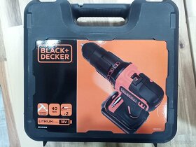 Aku příklepová vrtačka Black & Decker BDCHD18KB-QW - 4