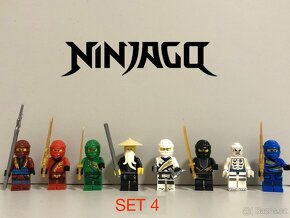 Figúrky Ninjago (8 a 10ks) typ lego - nové, nehrane - 4