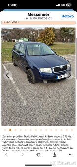 Prodám Škoda Fabia - 4