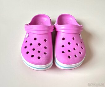 Dívčí nazouváky Crocs, vel. C10 /27-28/ - 4