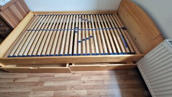 Postel 200 x 120 + anatomicky lamelový rošt - 4