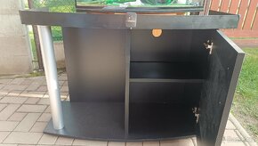 NOVÝ černý akvarijní stolek 100 x 40 x 67 cm - 4