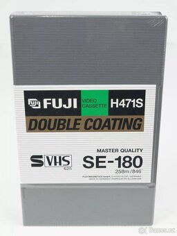 Špičkové profesionálne nové S-VHS, VHS videokazety FUJI - 4