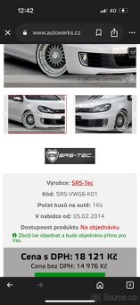 Prodám Rozšířené blatníky VW Golf - 4