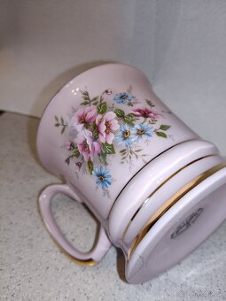 Růžový porcelán hrníček - 4