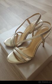 Zlaté sandály Eva Longoria, vel. 39 - 4