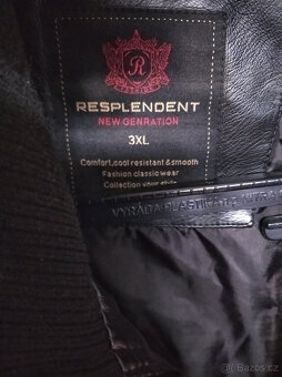 Pánská nová koženková bunda Resplendent 3XL - 4