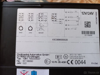 Prodám tachograf VDO 12V - 4