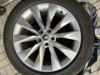 Alu kola skoda crystal silver R19 5x112 - 4