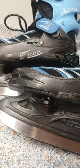 Dětské lední brusle nastavitelné, 4 velikosti 30-33 - 4