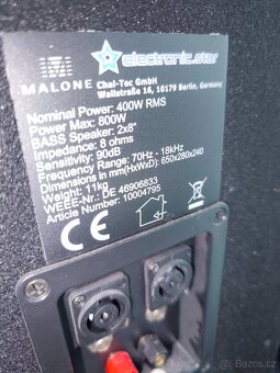 Sestava reproduktorů a zesilovače - 4