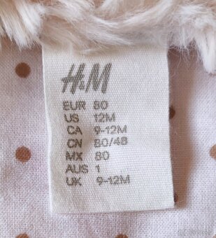 Dětské teplá vesta 9-12 měsíců - 4