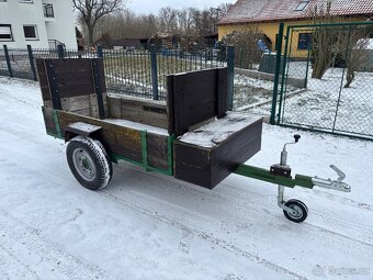 Vlek za malotraktor, traktor, čtyřkolku, UTV nebo auto - 4