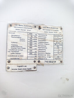 lis hydraulicky ZEULENDORA, typ PYE 100 S/1M - 4