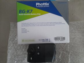 Battery grip pro Pentax K5, K7, Phottix BG-K7 - 4