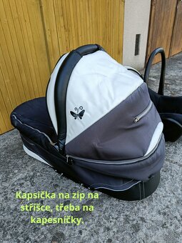 Trojkombinace kočárek Dorjan Prestige Butterfly - 4