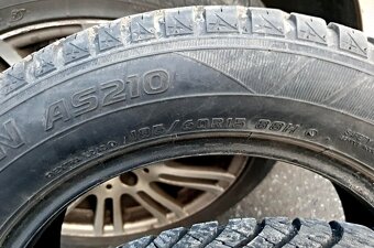 PNEU 185/60/15,ZIMNI 2KUSY,VZOREK 5MM,ROVNOMERNE SJETE - 4