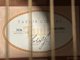 Taylor 312e + kufr elektroakustika made in USA - 4