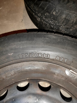 Komplet kola ocelový disk a letní pneumatika 175/70 R13 - 4
