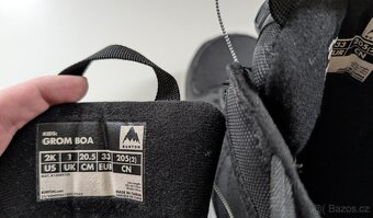 Burton BOA Grom, 33 EUR, dětské snowboard boty - 4