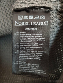 Pánský šedý svetr na zip Noble League Lidl M 48 - 4