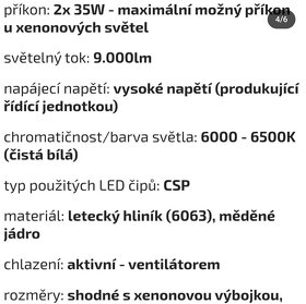 LED žárovky do xenonu D1S, D2S, D3S - 4