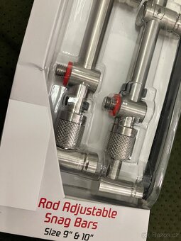 2 nerez hrazdy Taska 3 Rod Adjustable Snag Bars 9” a 10” - 4