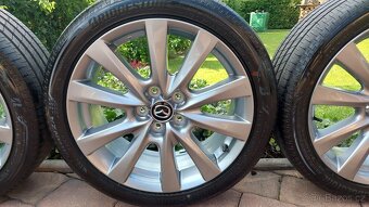 Letní sada Alu kol R18 Mazda 3 215/45 s novými pneu - 4