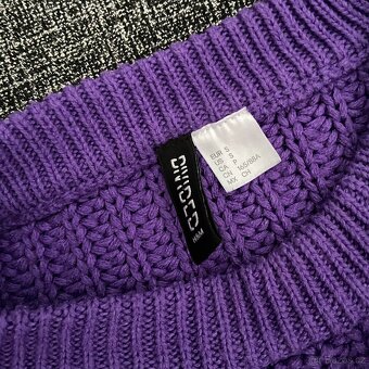 Dámský pletený crop svetr H&M vel. S - 4