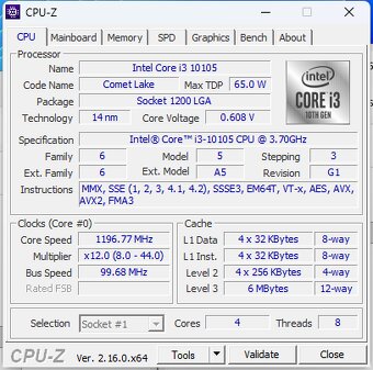 PC i3-10105, 16GB RAM, SSD 1TB, GTX1060 6GB, Win 11 - 4