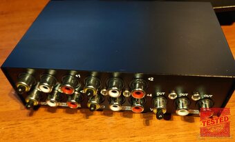 Audio / video swtich 4x cinch/jack, analogovy - 4