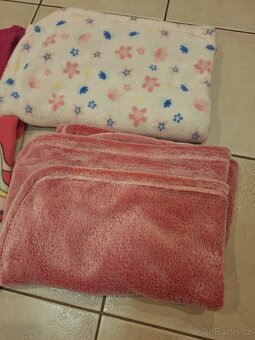 Sada 4 dek  fleece nebo bavlna - 4