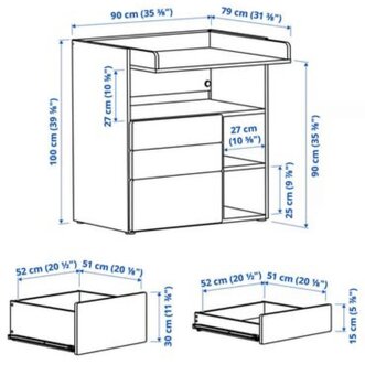Přebalovací pult IKEA - 4