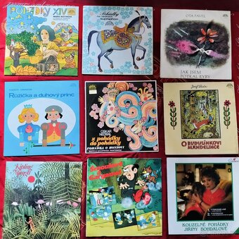 Lp gramofonové desky - pohádky - - 4