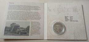 Stříbrná mince Na kolech - PRAGA V3S proof - 4