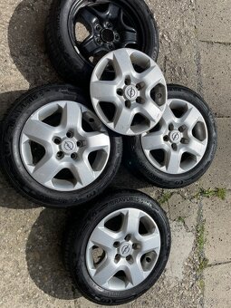 Letní pneumatiky 185/50 R15 H a plechové disky - prodej - 4