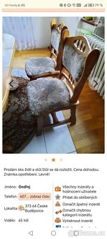 Židle a stůl - 4
