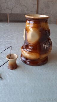 Keramický korbel + štamprle - 4